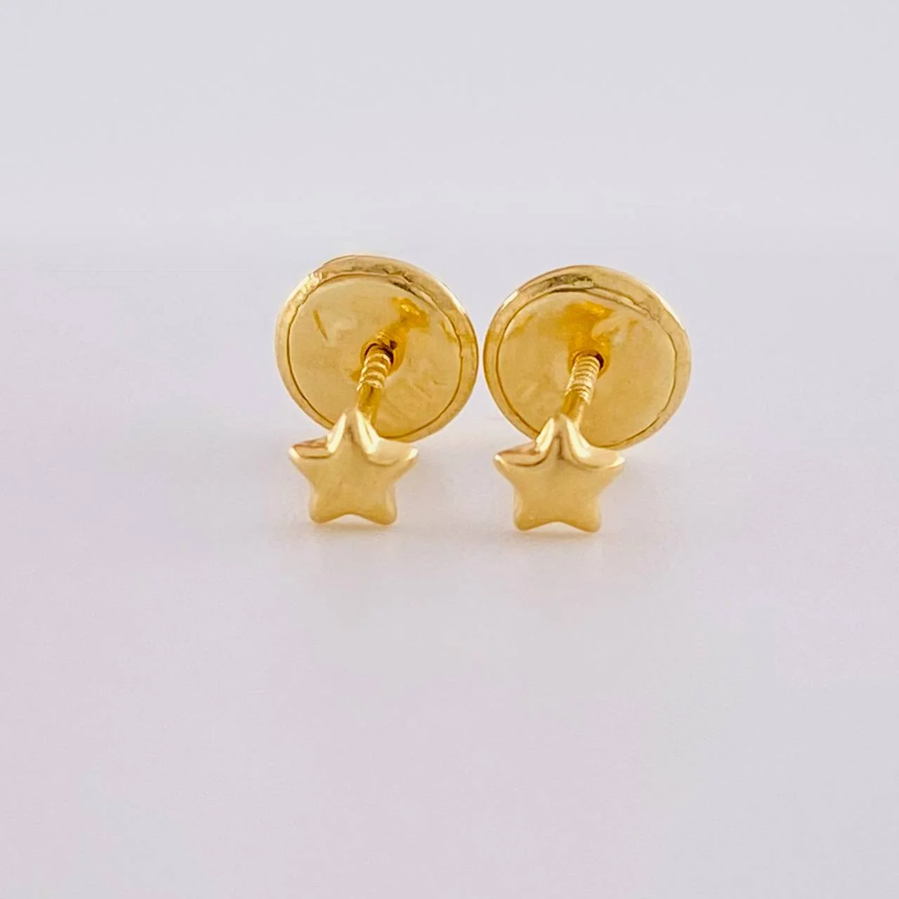 Topos Estrella 0.35 g / in / 3.2 mm Oro Amarillo 18K