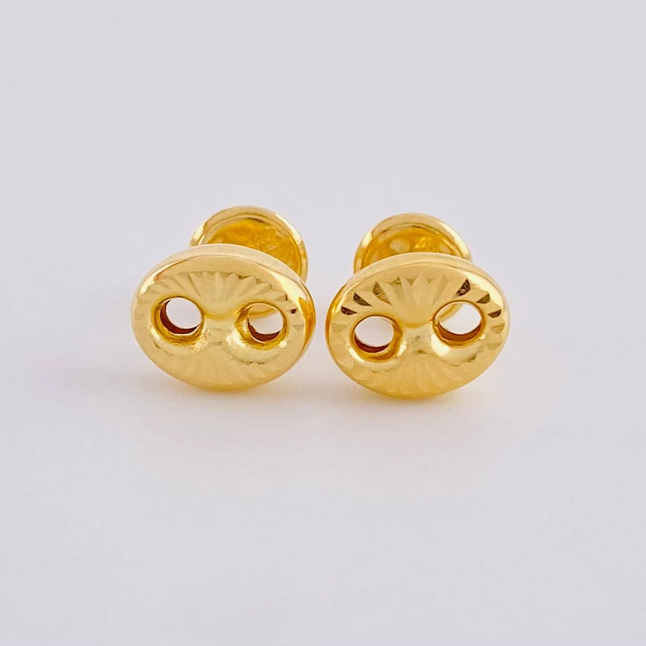 Topos Gc Diamantado 0.75g / in / 8mm Oro Amarillo 18K