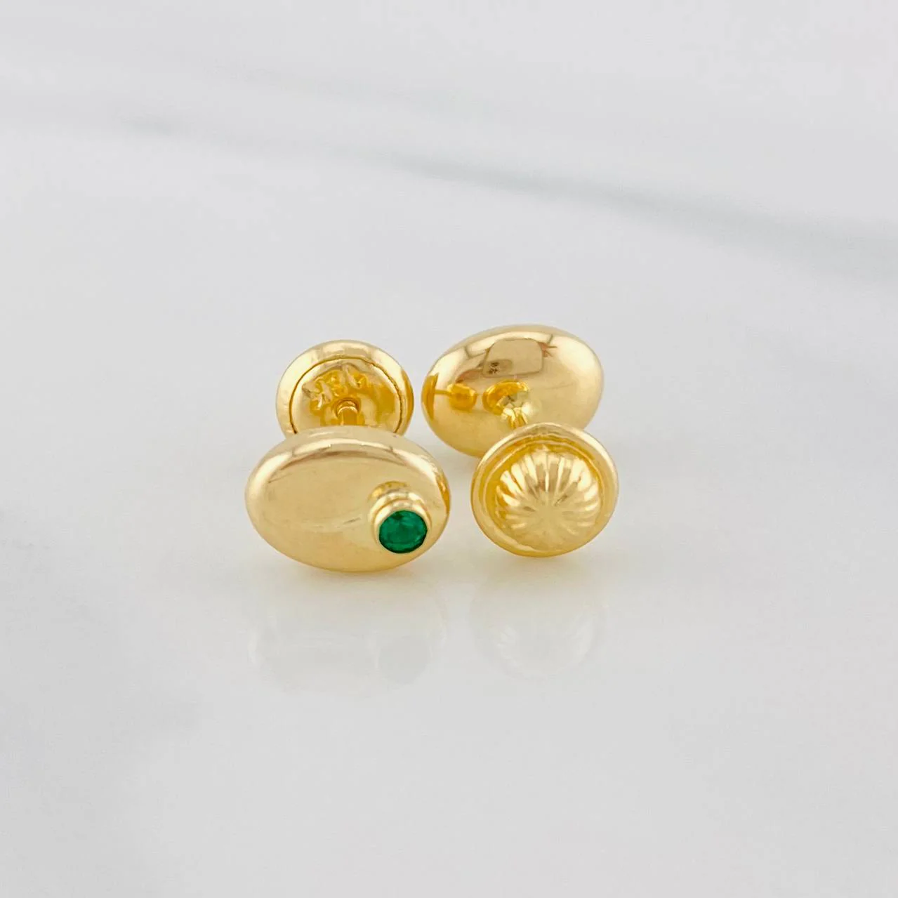 Topos Grano De Café 0.85 g / in / 6 mm Oro Amarillo 18K - Image 3
