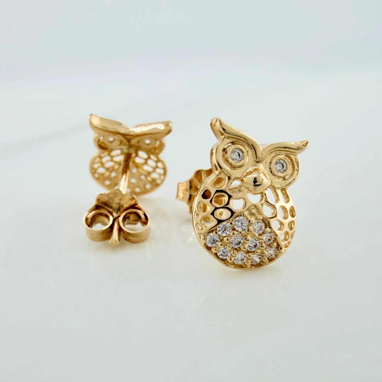 Topos Lechuza 1.6gr / 10.25mm Oro Amarillo 18K % - Image 3