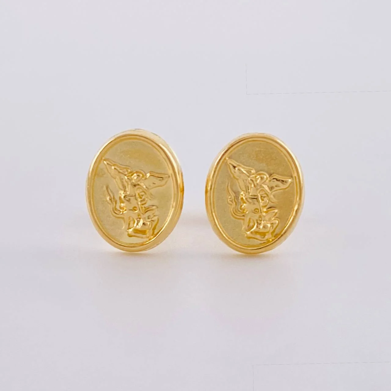 Topos San Miguel Mate 0.85 g / in / 9 mm Oro Amarillo 18K