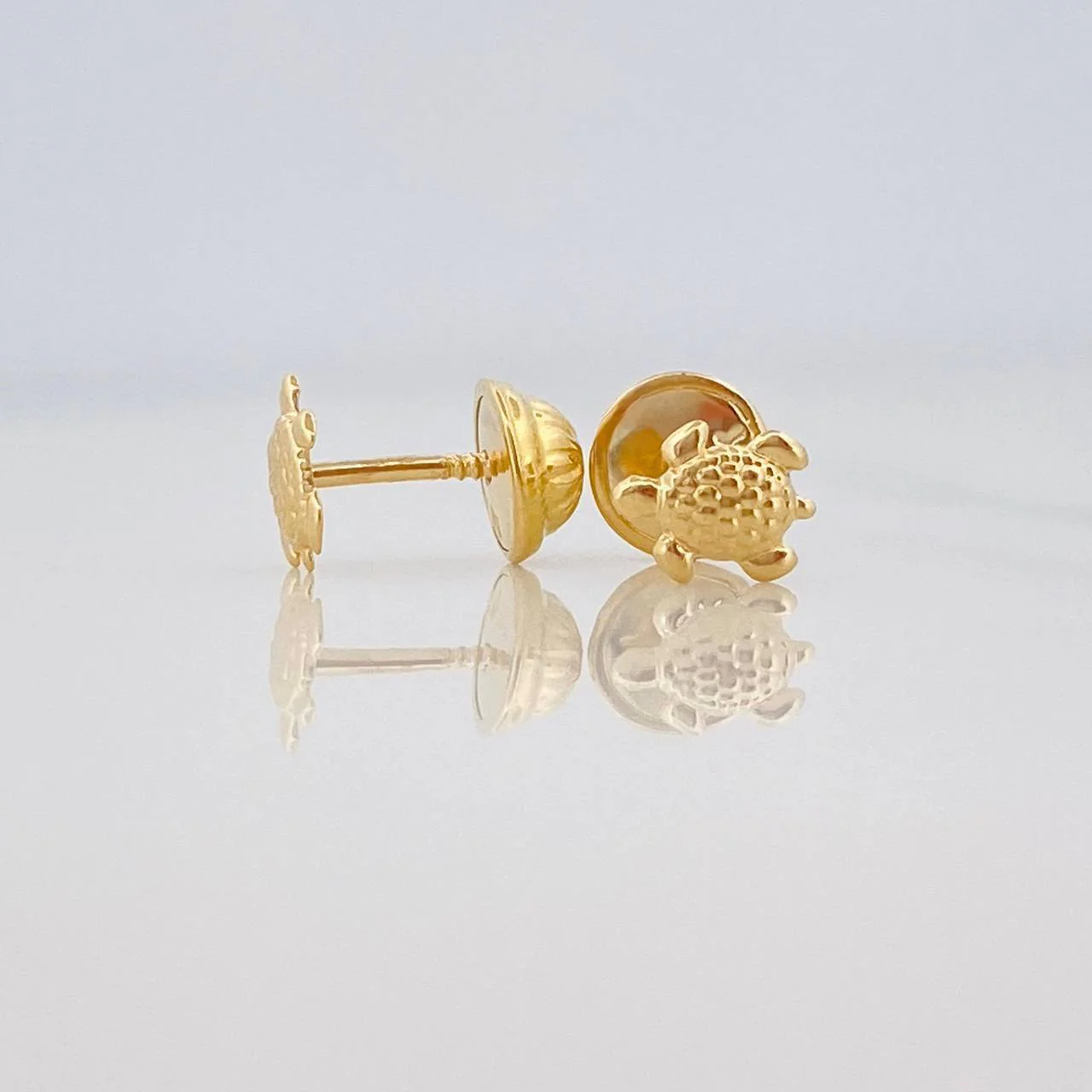 Topos Tortuga 0.55 g / in / 4.8 mm Oro Amarillo 18K - Image 2