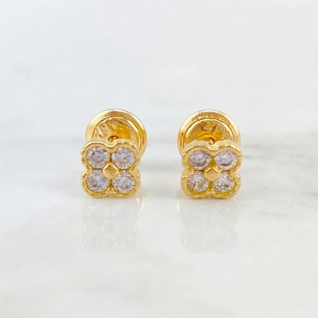 Topos Trebol 0.65 g / in / 3.8 mm Oro Amarillo 18K - Image 6