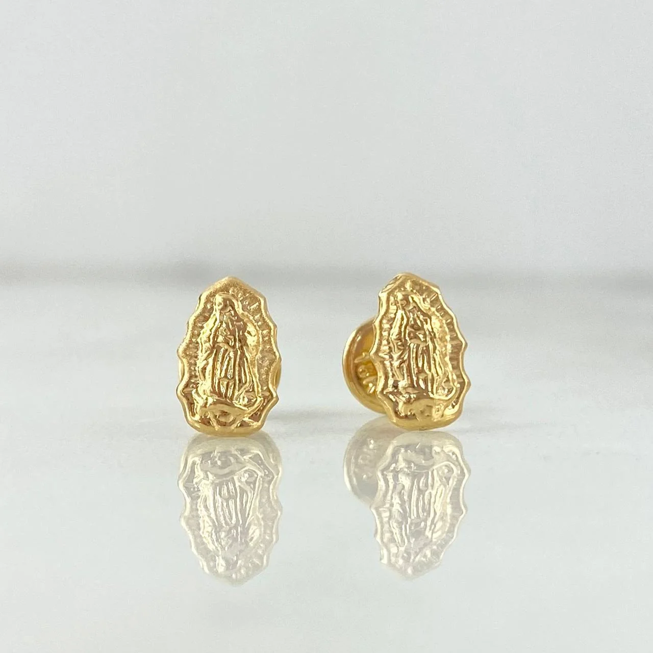 Topos Virgen De Guadalupe 0.75 g / in / 10.3 mm Oro Amarillo 18K