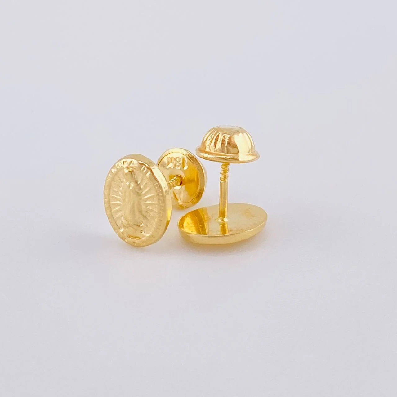 Topos Virgen Guadalupe 0.75 g / in / 8.2 mm Oro Amarillo 18K - Image 5