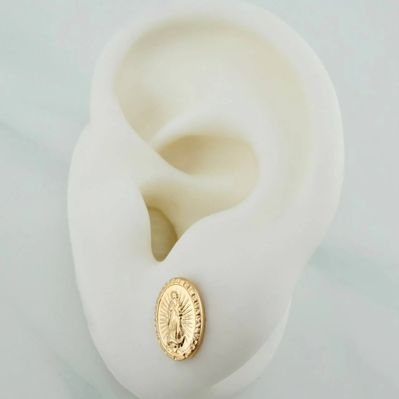 Topos Virgen Guadalupe 0.75gr / 7.4mm Oro Amarillo 18K % - Image 4