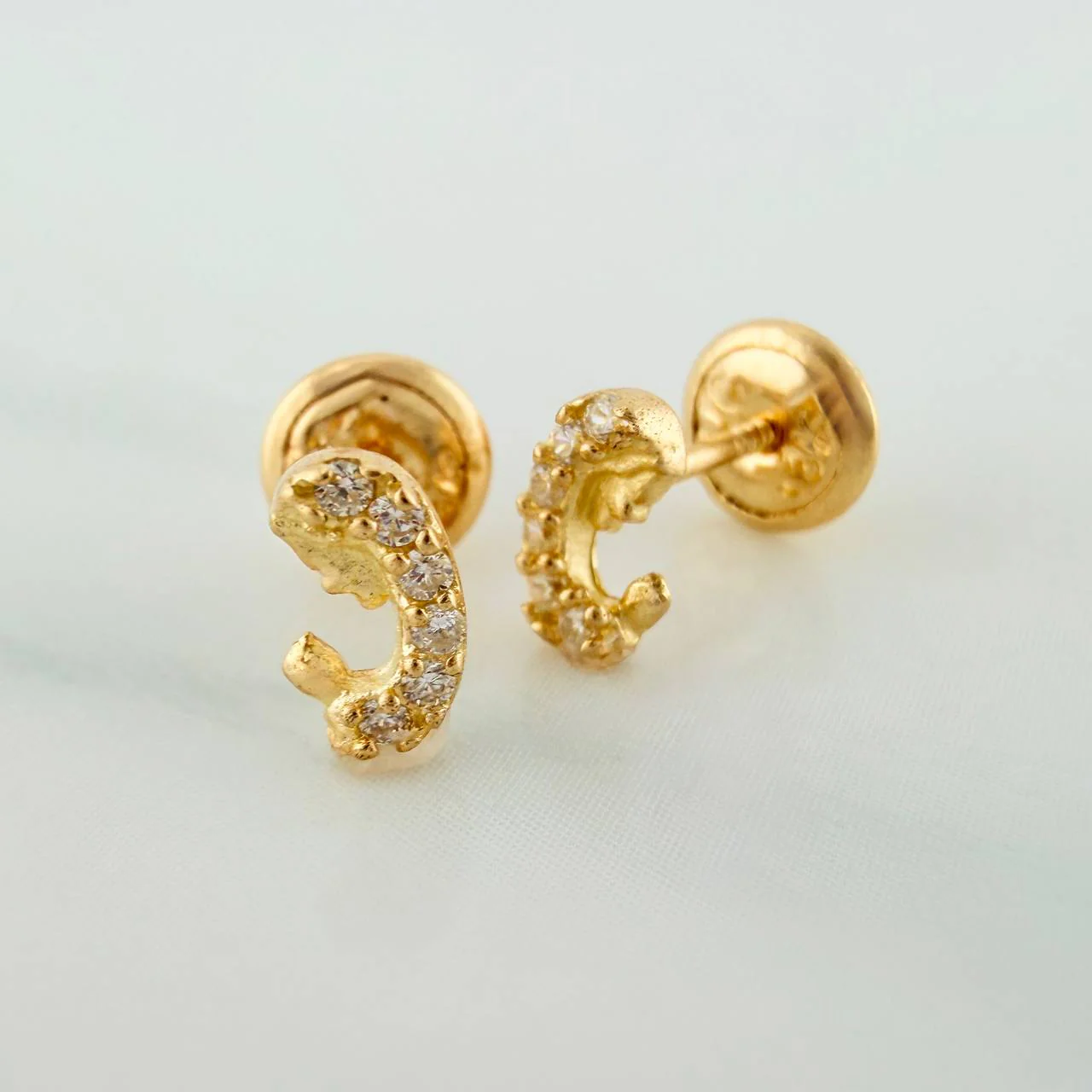 Topos Virgen Maria 0.75gr / 4.5mm Oro Amarillo 18K & - Image 2