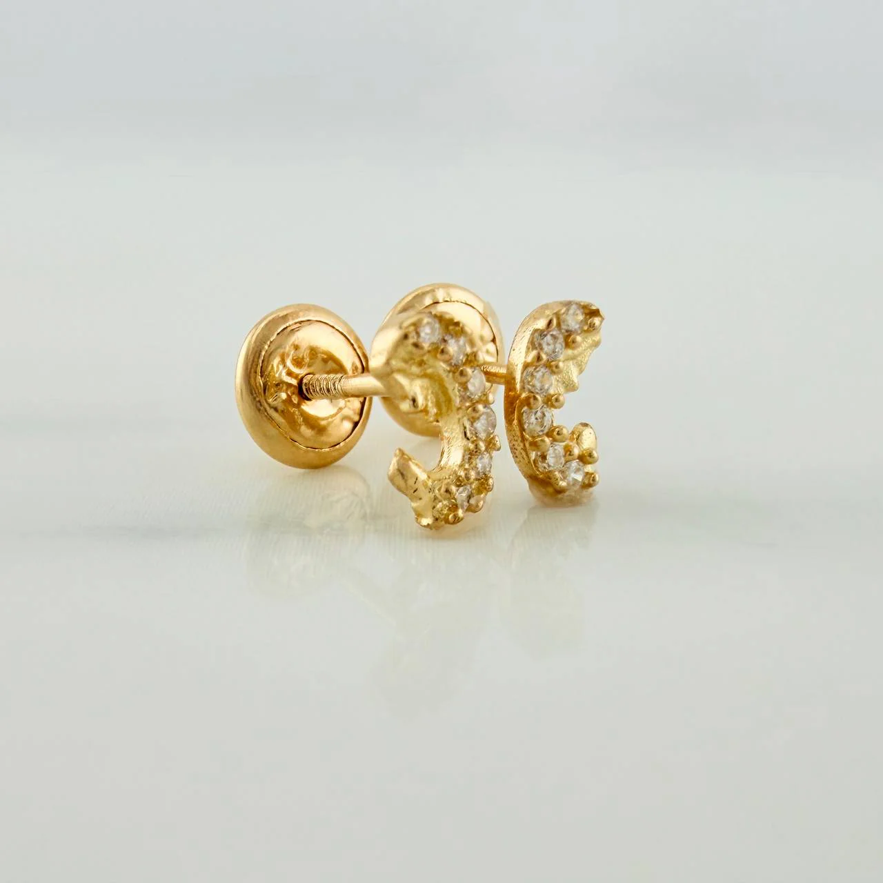 Topos Virgen Maria 0.75gr / 4.5mm Oro Amarillo 18K & - Image 3